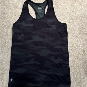 ATHLETA Womens Camo Racerback Workout Tank Top Size M